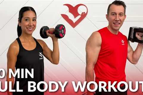 40 Min Full Body Dumbbell Workout at Home Strength Training