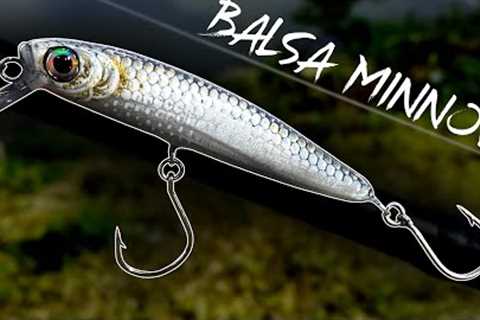 Making a Shiny Balsa Minnow Lure