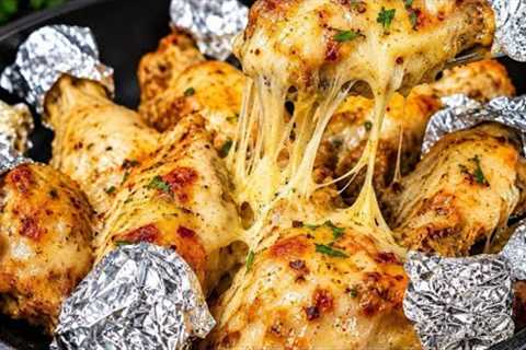 Cheese Chicken Legs Recipe 🍗🧀 | super cheesy and juicy chicken 