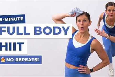 35-Minute Full Body HIIT Workout (No Equipment, No Repeat)