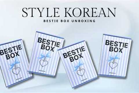 Unboxing my STYLEKOREAN Bestie Blue Box with curated k-beauty