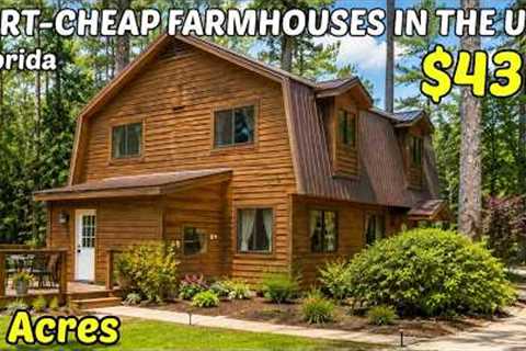 10 DIRT CHEAP FARMHOUSES WITH LAND IN FLORIDA 🏡 Real Estate Goldmines YOU can Actually Afford