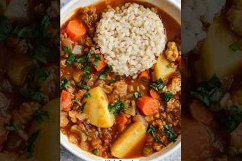 HIGH-PROTEIN, LOW-CALORIE VEGAN SUPER STEW. High iron, excellent for gut health. Eat this every week