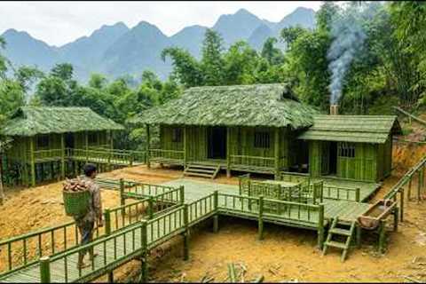 His Wife Left Him, So He Built a Bamboo Home and Started a New Life