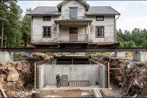 This man is building a secret underground bunker under his newly purchased house!