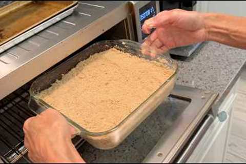 Baking a coffee cake in Nuwave Oven