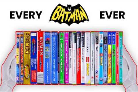 Unboxing Every Batman Game Ever (1986-2023)