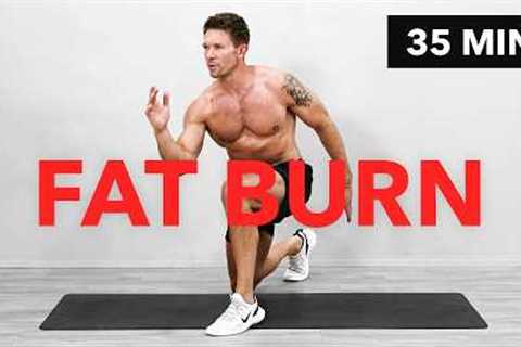35 Min FULL BODY FAT BURN | No Equipment HIIT Workout