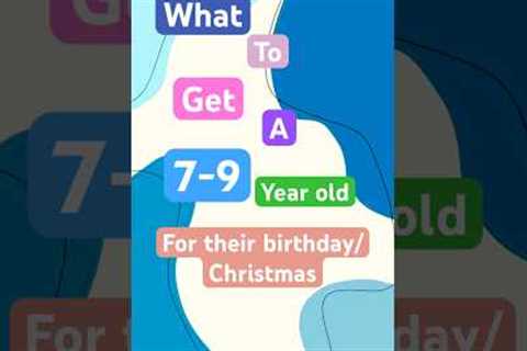What to get a 7-9 year old for their birthday/Christmas #christmas #gift #birthday #shorts #cute