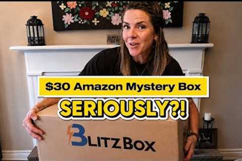 $30 Amazon mystery box? Is this for real? Stick around… Lots of treasures today! #unboxingwithwendy 