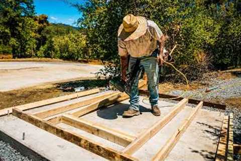 Wall Framing On My NEW Well Pump House!