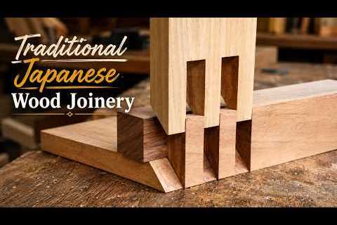 Japanese Woodworking Master Creates Strong Wood Connections Without Screws