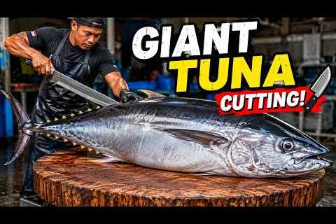 Amazing Tuna Cutting Skills 🔪 | Giant Tuna Cutting &amp; Perfect Tuna Slicing
