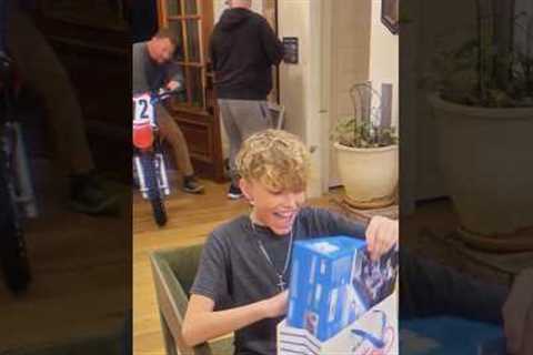 This Grateful Kid Receives a Dirt Bike As a Gift❤️