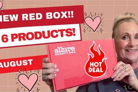 Allure Beauty Box August 2026 ❤️ NEW RED BOX! “We Know Beauty Best” Repackaging Debut!