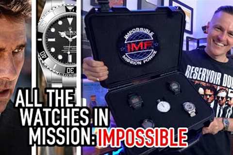 Every Watch Worn By Tom Cruise & In The Mission Impossible Movies: Tudor, G-Shock, Rolex,..