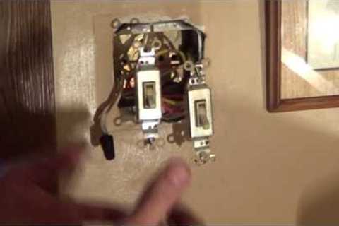 How to Wire a Double Switch - Light Switch Wiring - Conduit - 2 Single Pole Switches