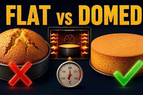 Why Your Cakes Crack in the Middle (The Oven Physics Explained)