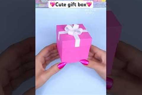 Cute gift ideas / DIY Paper craft / Paper gift box #diy #craft #handmade #art #papercraft #love