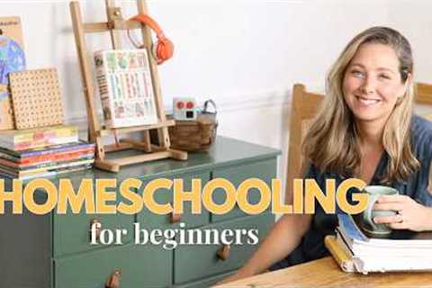 How We Homeschool + What We Use: Routine, Tour, Curriculum for Ages 3, 6, 8, and 10 + a Baby