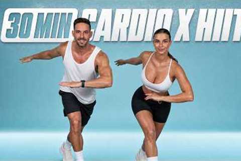 30 Min Fat Burning HIIT Workout - ALL STANDING - Full Body Cardio, No Equipment