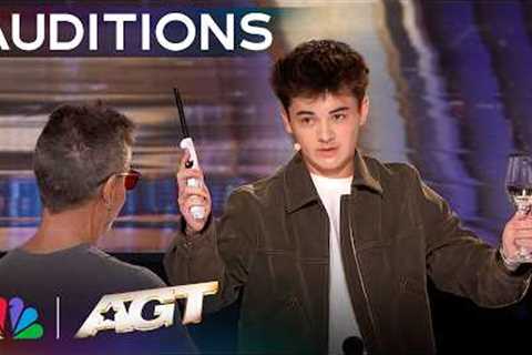 Aidan Corcoran’s Incredible Magic Makes Sofia Vergara SCREAM! | Auditions | AGT 2026
