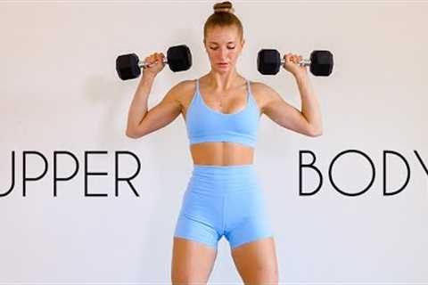 10 MIN FULL UPPER BODY Workout (Toning & Strength)