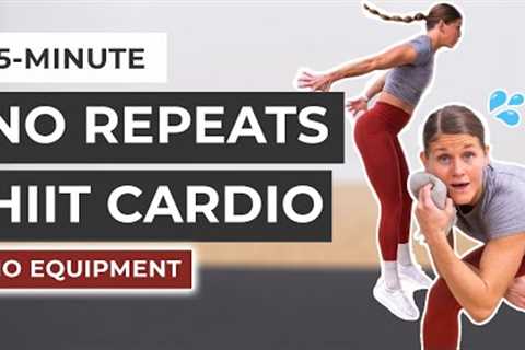 15-Minute Full Body Cardio HIIT Workout (No Repeats)