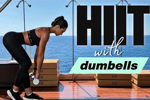 BURN 400 CALORIES 🔥 30 MIN DUMBBELL HIIT | FULL BODY WORKOUT
