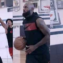 LeBron James dominates pro runs with DeMar, Jalen Johnson & more 🔥