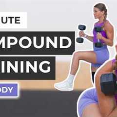 35-Minute Full Body Dumbbell Workout (Compound Exercises)
