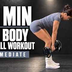 40 MIN FULL BODY DUMBBELL WORKOUT | Intermediate Home Strength Training