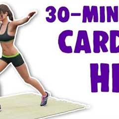 30-Minute No-Equipment Cardio + HIIT Workout //Full Body