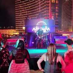 The Ashba Show on top Resorts world - Las Vegas GDM Hava Nagila with inline skater