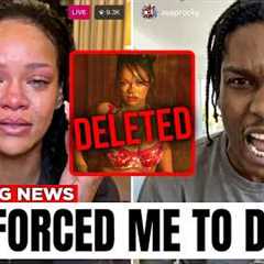 Rihanna DELETES Her Photos After A$AP Rocky GOES CRAZY
