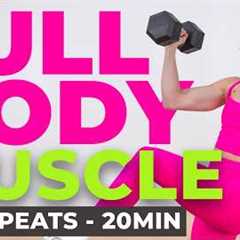 20-Minute Full Body Strength Workout | All Standing, No Repeats, Dumbbells