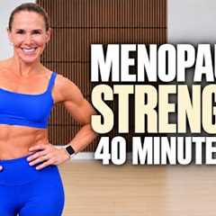 40 Min Menopause Strength Workout | Full Body Dumbbells for Women Over 40