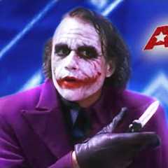 The Joker SCARES The Judges With TERRIFYING Magic Trick | AGT