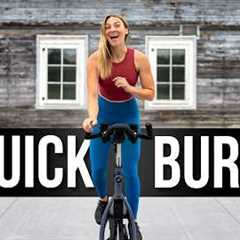 20 min QUICK BURN Indoor Cycling Workout