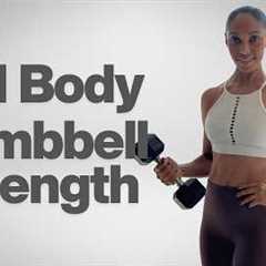 20 min Full Body Dumbbell Strength Workout | Build Muscle & Get Toned 🔥