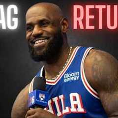 LeBron's First 76ers Press Conference was Hilarious