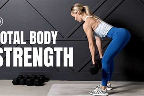 Total Body STRENGTH Workout // Dumbbells Only