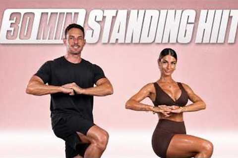 30 Min All Standing Workout For Weight Loss - Low Impact Cardio HIIT (No Repeat, No Jumping)