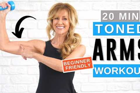 20 Minute Toned Arm Workout For Women Over 50 | Bye Bye Bat Wings Today!