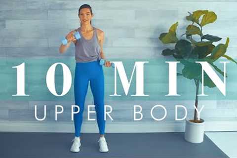 10 Minute Upper Body Workout // Standing Shoulder Friendly Strength Exercises
