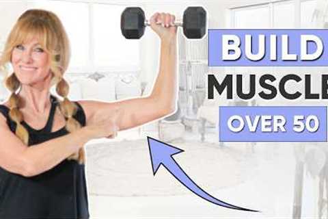 10 Minute Full Body Dumbbell Workout Over 50