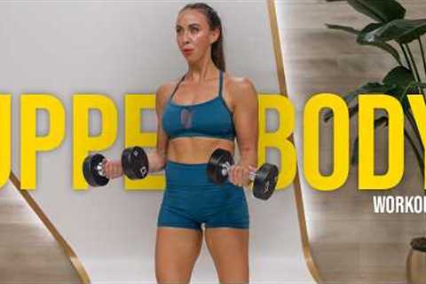 40 Minute Upper Body Dumbbell Workout!