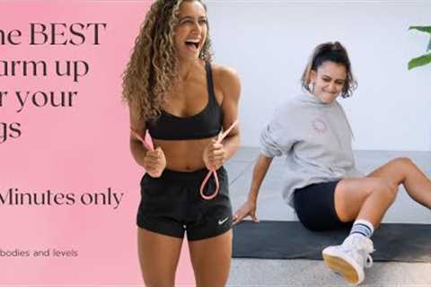 10 Minute Warm Up for Leg Day / Run day | Follow along | Shona Vertue