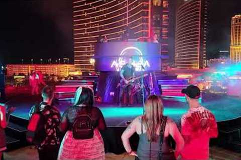 The Ashba Show on top Resorts world - Las Vegas GDM Hava Nagila with inline skater
