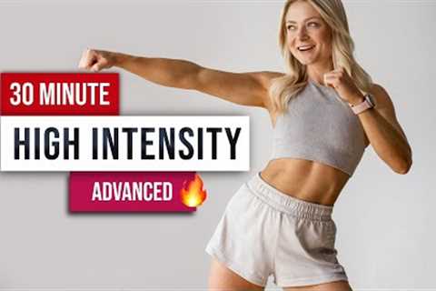 30 MIN KILLER HIIT WORKOUT - Full Body Advanced Home Workout - No Equipment, No Repeats